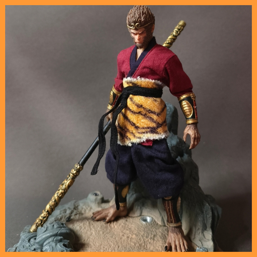 Model Kit Wukong - 1/12 مقياس الصينية الهزلية الطراز القديم