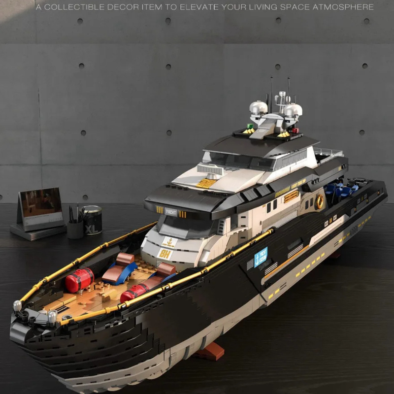 Model Kit Yacht - ريوبريكس 66103 نموذج يخت فاخر ضخم،